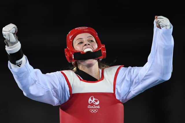 Great Britain's Jade Jones enjoyed a brilliant third and final round in the final to seal her second gold medal