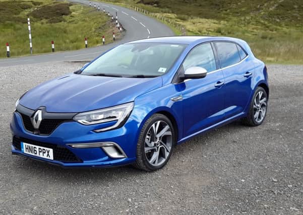 The new Renault MÃ©gane sports hill start assist, cruise and speed control, Bluetooth, capless fuel filler cover, power windows and air conditioning