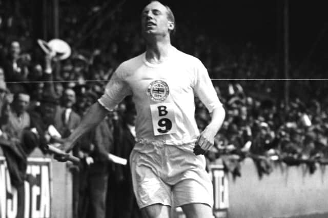Eric Liddell in action in 1924 the year he won Olympic gold. Picture: Getty Images