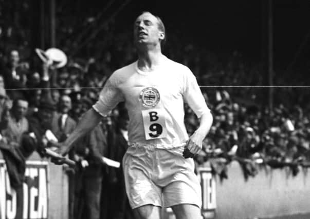 Eric Liddell in action in 1924 the year he won Olympic gold.  Picture: Getty Images