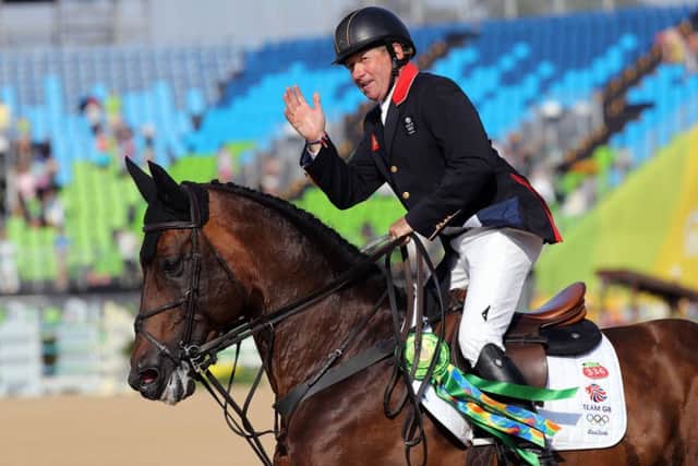 Great Britain's Nick Skelton won gold on Big Star. Picture: Owen Humphreys/PA Wire