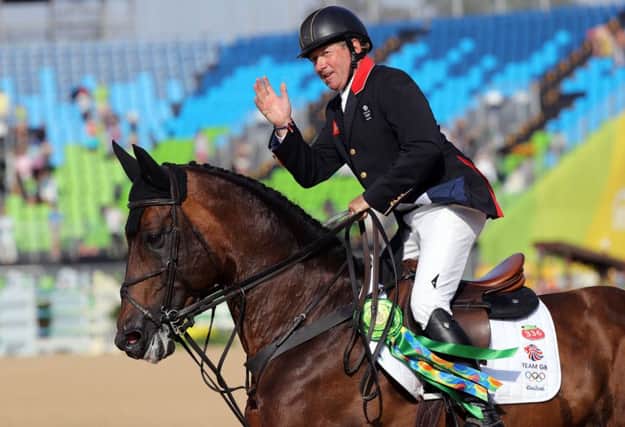 Great Britain's Nick Skelton won gold on Big Star. Picture: Owen Humphreys/PA Wire