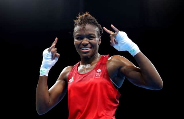 Britain's Nicola Adams celebrates victory over France's Sarah Ourahmoune to win gold in the women's flyweight final. Picture: Owen Humphreys/PA Wire