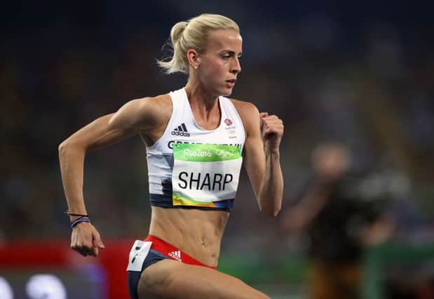 Lynsey Sharp ran her fastest time ever but couldn't threaten the medal places. PICTURE: PA Wire