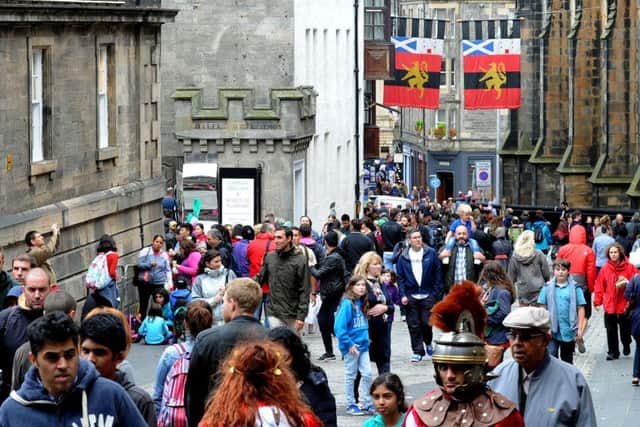 The weaker pound helped boost spending by overseas visitors. Picture: Lisa Ferguson