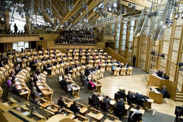 The debating chamber of the Scottish Parliament accomodates 129 MSPs. But could the number increase? Picture: Ian Georgeson/TSPL