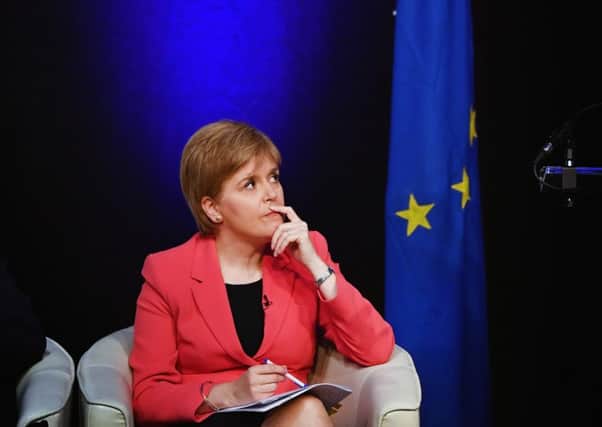 Nicola Sturgeon said the figures are further evidence of the need to protect Scotland's relationship with the EU. Picture: Getty Images
