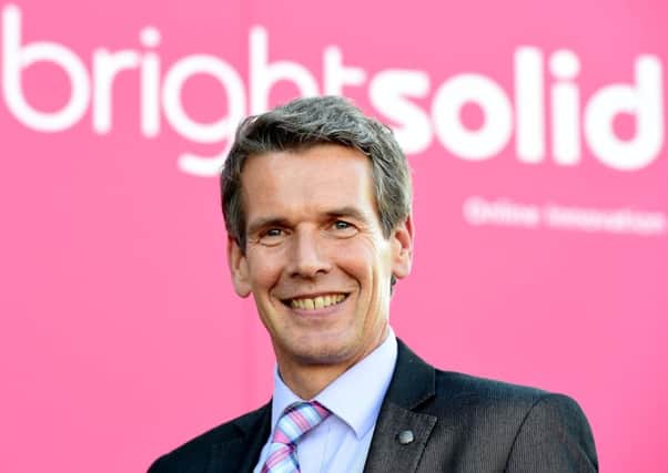 Brightsolid chief executive Richard Higgs. Picture: Jim Irvine