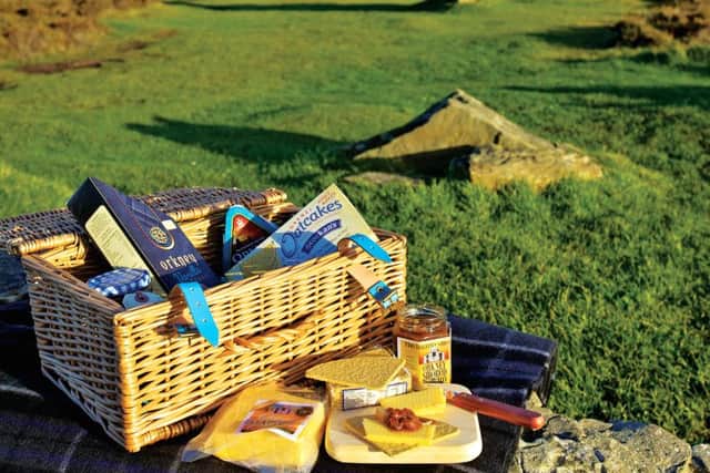 Winning combination: A picnic at a visitor destination  the Ring of Brodgar  promotes produce from Orkney. Picture: VisitScotland