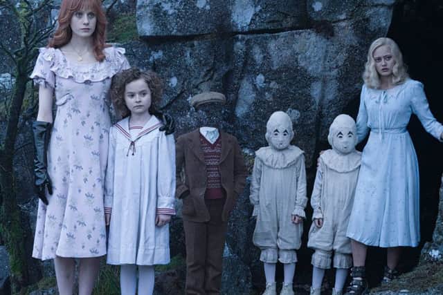 Lauren (left) with the peculiar children in Miss Peregrines Home for Peculiar Children. Picture: Contributed