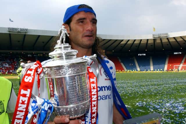 Joe Garner knew former Rangers captain Lorenzo Amoruso, pictured, while the two played for Blackburn. Picture: Ian Rutherford