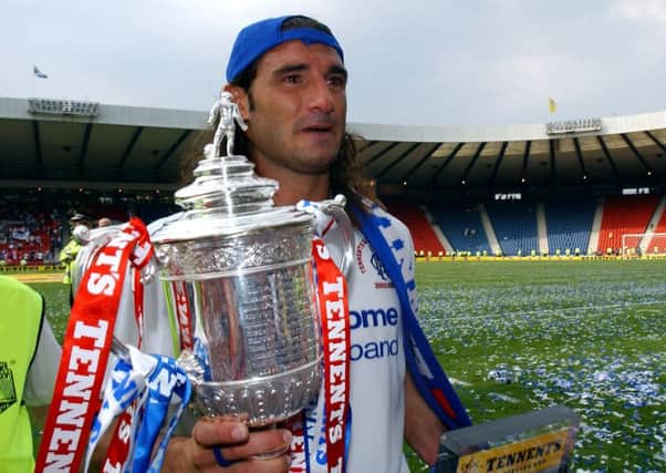 Joe Garner knew former Rangers captain Lorenzo Amoruso, pictured, while the two played for Blackburn. Picture: Ian Rutherford