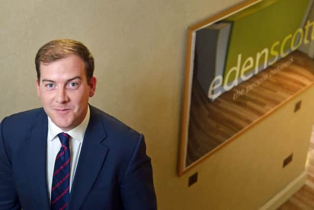 Tasting success: Alasdair Murray of Eden Scott. Picture: Neil Hanna