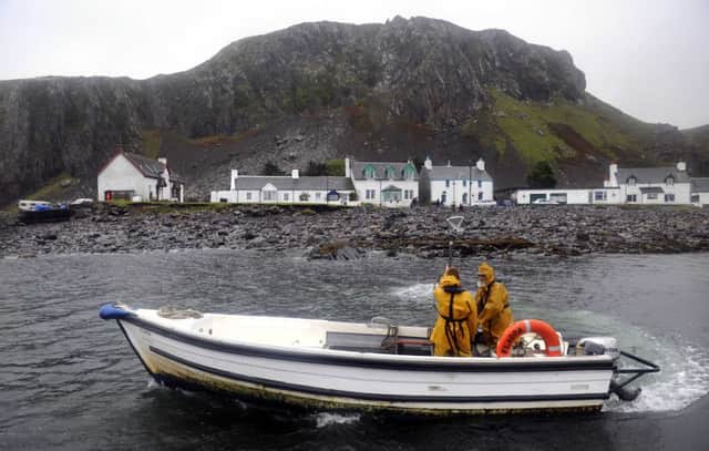 The island of Easdale is reached by a small ferry. Picture: Jane Barlow/TSPL