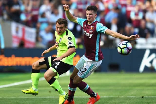 Ryan Fraser, left, will hope to make an impact for Scotland U21s after being handed his Premier League debut for Bournemouth against West Ham on Sunday. Picture: Mike Hewitt/Getty Images