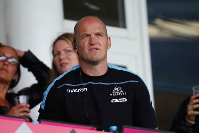 Gregor Townsend will leave Glasgow at the end of the season to become Scotland coach. Picture: Joel Ford/Getty Images