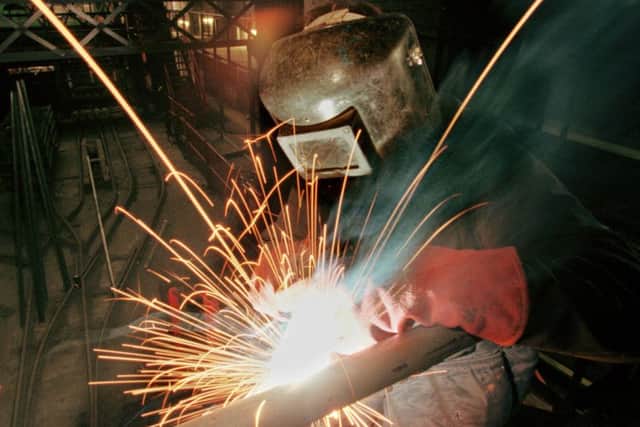 The slide in sterling fuelled stronger overseas demand for manufacturers. Picture: Jeremy Stockton