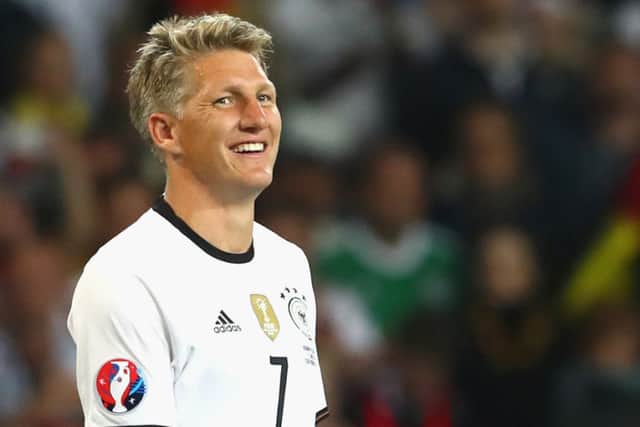 Bastian Schweinsteiger in action for Germany. Could the World Cup winner be on his way to Celtic after their paly-off win? Picture: Getty Images
