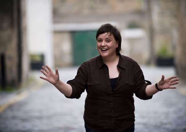Stand up comedian Susan Calman who is performing at this years Edinburgh Festival.