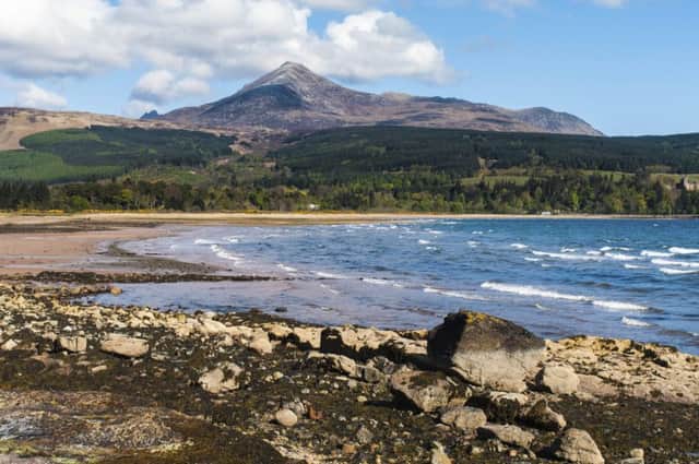 A view of Goatfell on Arran. Picture: TSPL