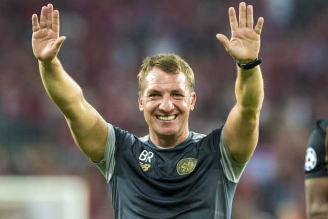 Celtic manager Brendan Rodgers is eyeing qualification from the Champions League group stage. Picture: Craig Williamson/SNS