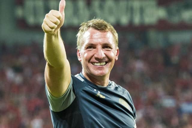 Brendan Rodgers thanked Ronny Deila for the work he had done at Celtic and for the players he had brought in. Picture: Craig Williamson/SNS