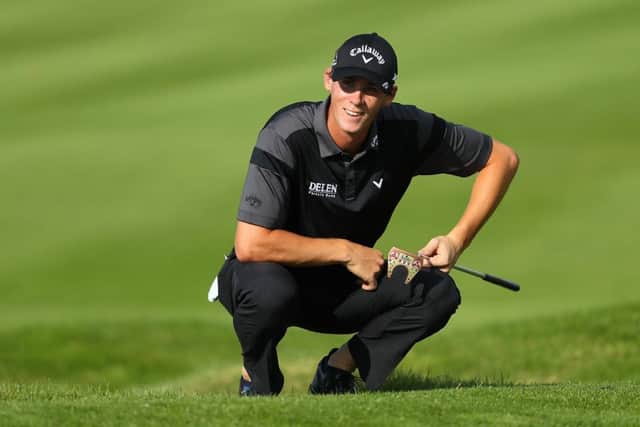 Thomas Pieters of Belgium on the 14th green during the first round of the Made in Denmark tournament. Picture: Getty Images