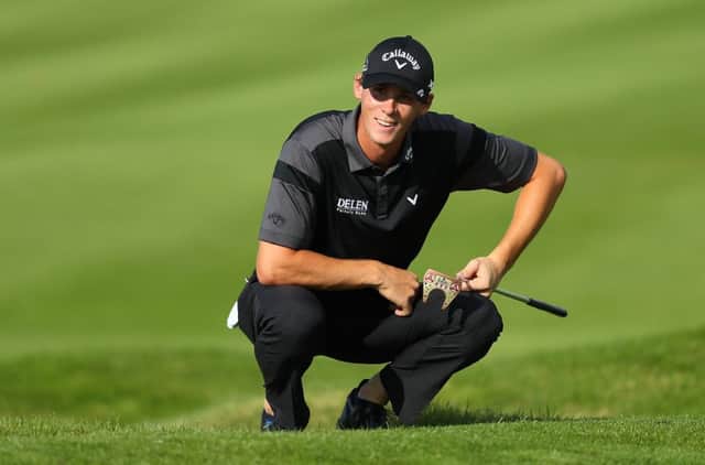 Thomas Pieters of Belgium on the 14th green during the first round of the Made in Denmark tournament. Picture: Getty Images