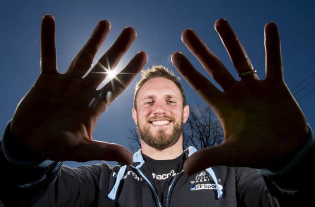 Glasgow Warriors' Mike Blair is very much hands-on. Picture: Gary Hutchison