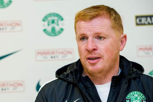 Hibs boss Neil Lennon wants the Easter Road side to maintain their 'buoyancy'. Picture: Ross Parker/SNS