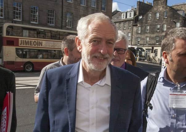 Jeremy Corbyn manages a smile in Edinburgh this week  Labour voters seeking an election win are not so happy. Picture: SWNS