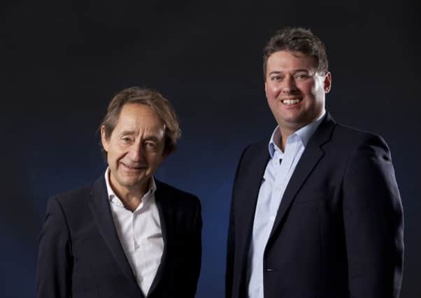 Sir Anthony Seldon (left) & Peter Snowdon, political historians, at the Edinburgh International Book Festival
