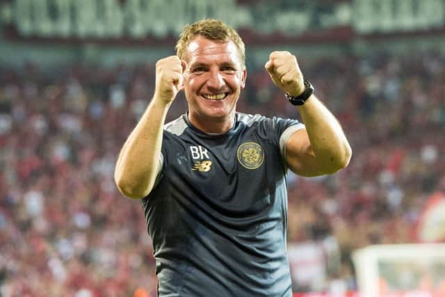 Rodgers says the Celtic support will "always give them a chance". Picture: SNS