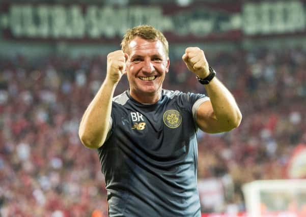 Rodgers says the Celtic support will "always give them a chance". Picture: SNS