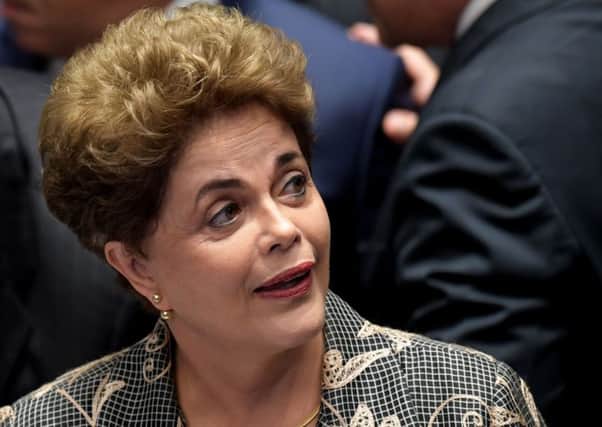 Dilma Rousseff is accused of breaking fiscal rules in a bid to hide the extent of Brazils financial trouble. Picture: AFP/Getty Images