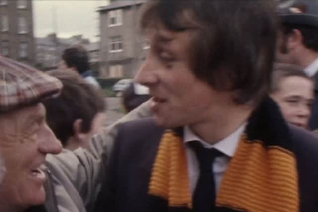 The way we were: Paul Sturrock walks out of Dens Park, chatting to the fans  no headphones or mobile phone to hide behind