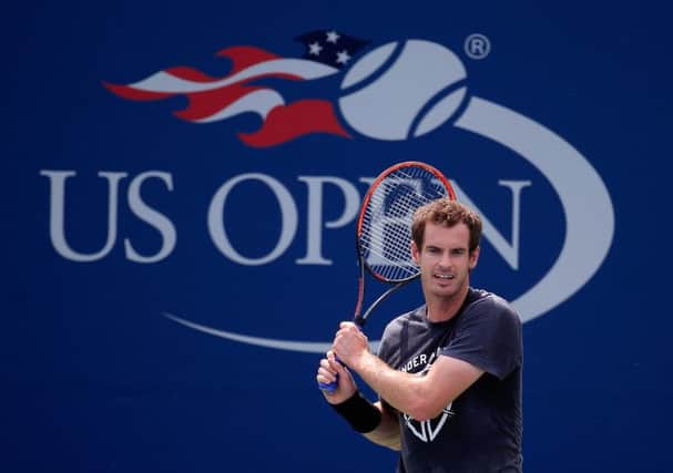 Andy Murray prepares for the US Open in New York. Picture: Chris Trotman/Getty Images