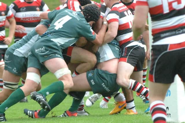 Stirling had to come from behind against Hawick before running out deserved winners.