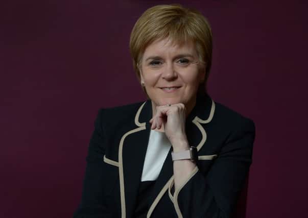 The First Minister stressed the importance of young girls having positive role models. Picture: Neil Hanna