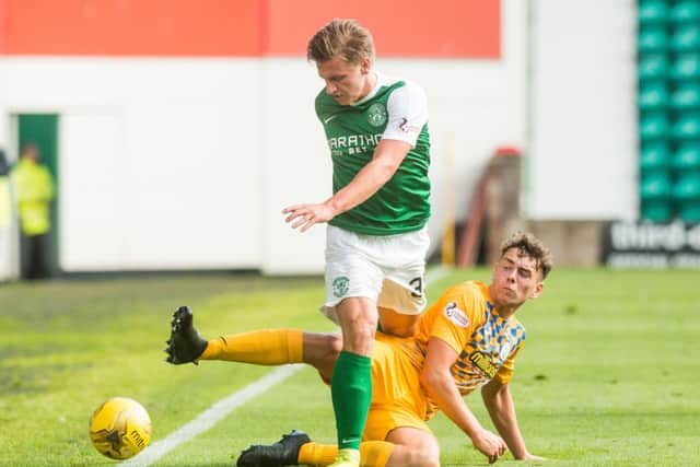 There has been a lot of interest in the Hibs striker. Picture: Ian Georgeson