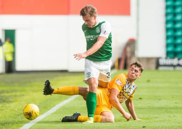 There has been a lot of interest in the Hibs striker. Picture: Ian Georgeson