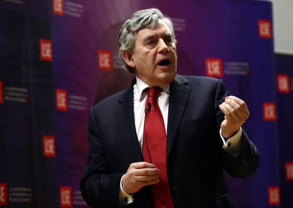 Former Prime Minister Gordon Brown has said that a Federal system set up  Picture: Getty Images