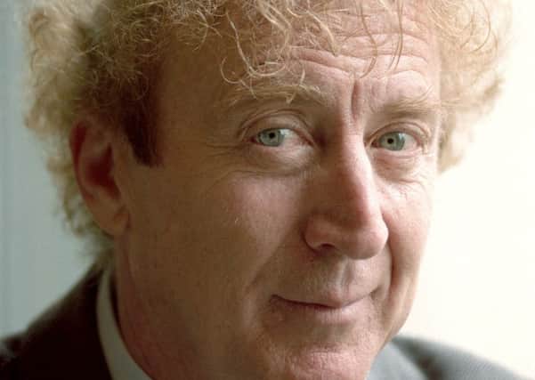 Comic actor Gene Wilder, star of  Willy Wonka, The Producers and Blazing Saddles. Picture: PA