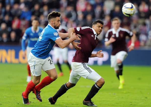 Rangers are due to meet Hearts at Tynecastle for the first time since May 2015. Picture: Neil Hanna