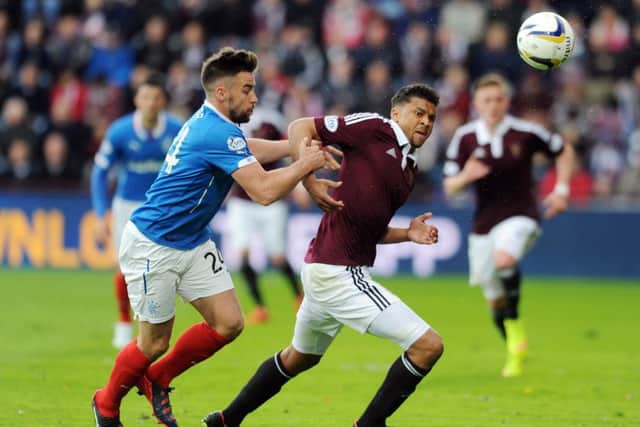 Rangers are due to meet Hearts at Tynecastle for the first time since May 2015. Picture: Neil Hanna