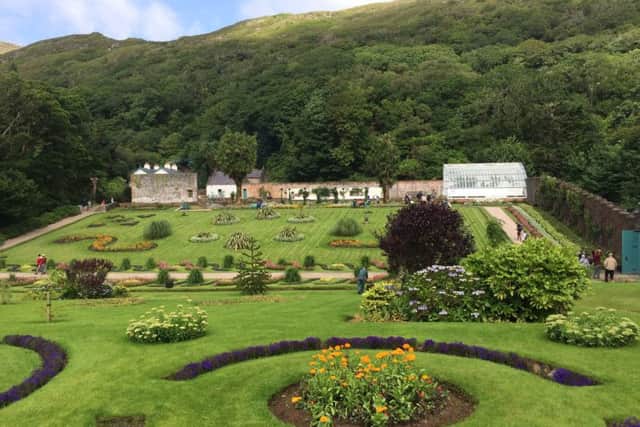 The garden at Kylemore Abbey. Picture: Kirsty Hoyle