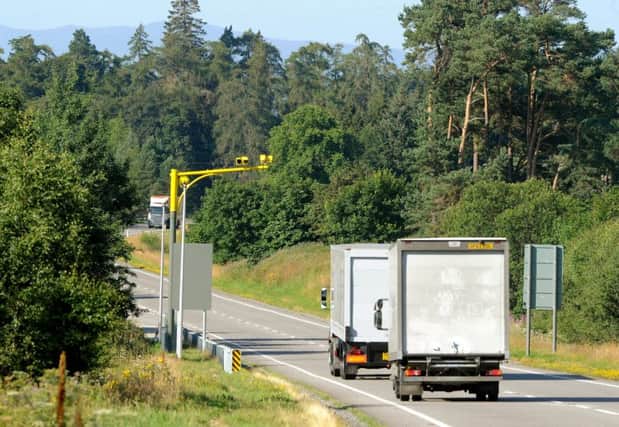 Average speed cameras on the A9 between Dunblane and Inverness have significantly cut casualties. Picture:  SWNS