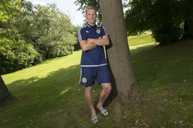 Stephen Kingsley got a taste of the full international team in the summer but is back with the Scotland U21s this week. Picture: Craig Foy/SNS