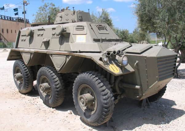 Shepherd was driving an armoured vehicle such as this when the accident took place Picture: Wikicommons