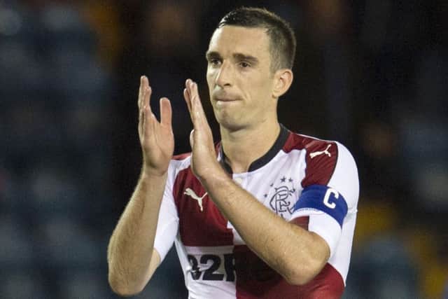 Lee Wallace has been called up to the Scotland squad alongside Hearts striker Tony Watt. Picture: SNS